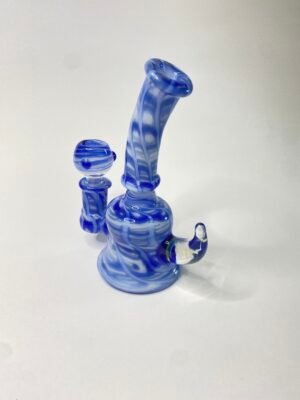 Bong mini rig full color Azul