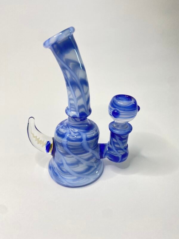 Bong mini rig full color Azul