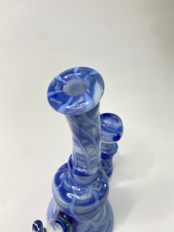 Bong mini rig full color Azul