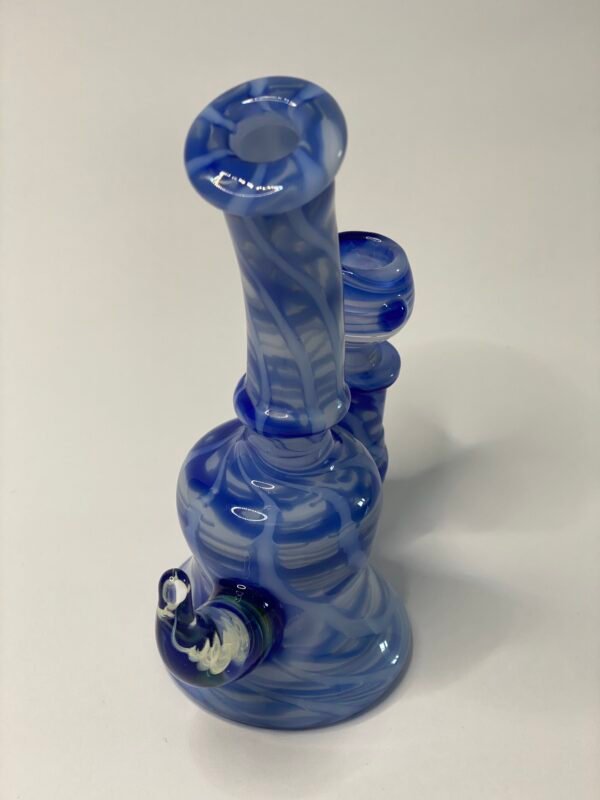 Bong mini rig full color Azul