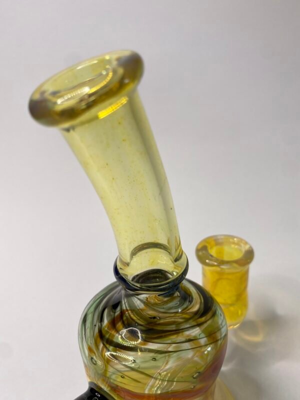 Bong rig mediano color + banger y caps