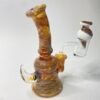 Bong mini rig full color Amber purple
