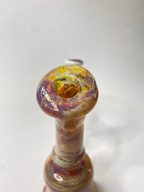 Bong mini rig full color Amber purple