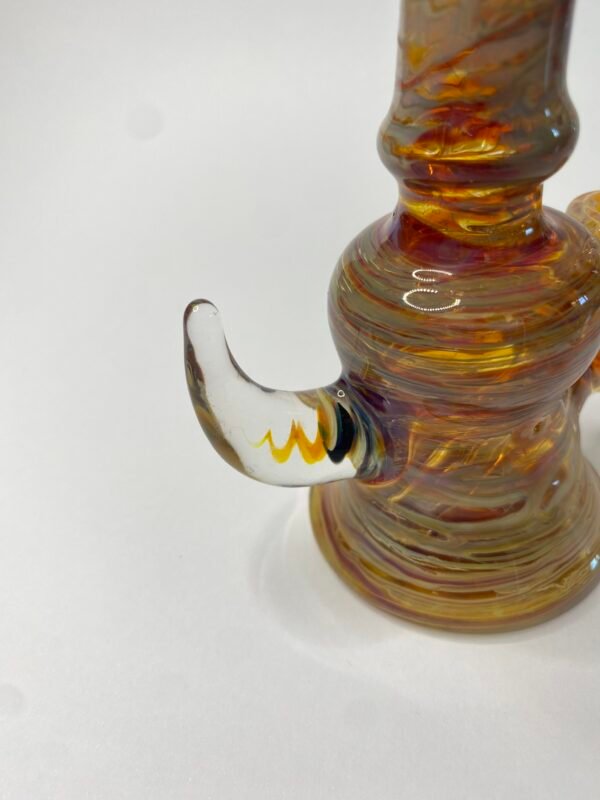 Bong mini rig full color Amber purple