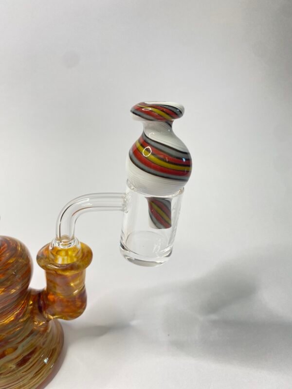 Bong mini rig full color Amber purple