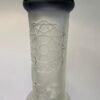 BLUE SANDBLASTED BEAKER